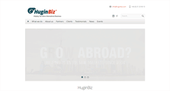 Desktop Screenshot of huginbiz.com