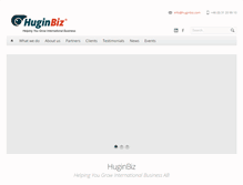 Tablet Screenshot of huginbiz.com